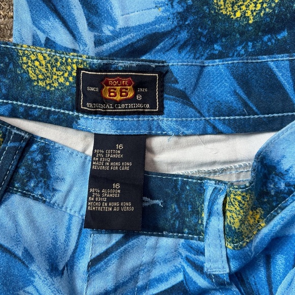 Vintage ROUTE 66 Daisy Print Blue Jeans 90s y2k 2000s - Picture 6 of 6